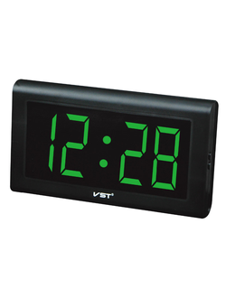 Сетевые часы VST795-4 220В зел.цифры+USB кабель