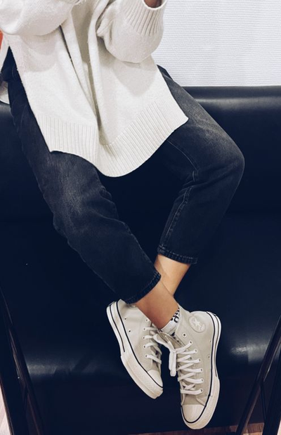Кеды Converse Chuck 70 Cozy Club зимние белые высокие