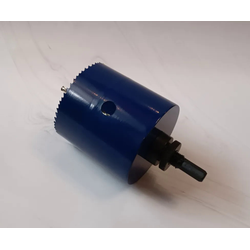 Коронка биметаллическая диаметр 76 мм глубина 100 мм