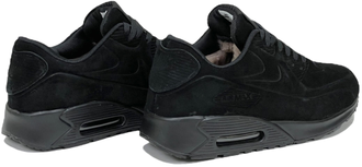 Nike Air Max 90 VT All Black With Fur Черные с Мехом