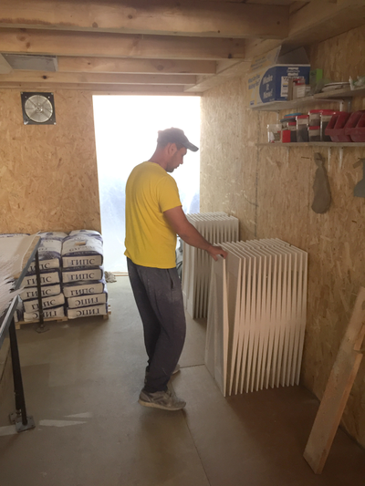 Гипсовая 3D панель "Слалом"