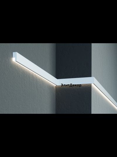 Фасадный молдинг для подсветки из пенополистирола Leptonika MC301LED с эластичным покрытием DarMix