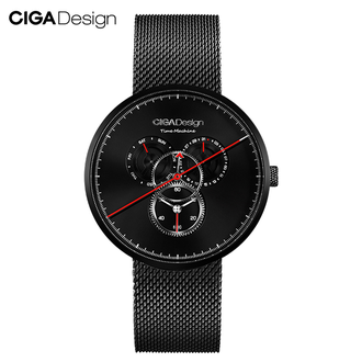 Механические часы Xiaomi CIGA Time Machine Three Gear Design (черные)