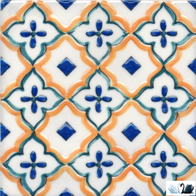 Декор Kerama Marazzi Капри майолика А469 20x20 см глянцевый