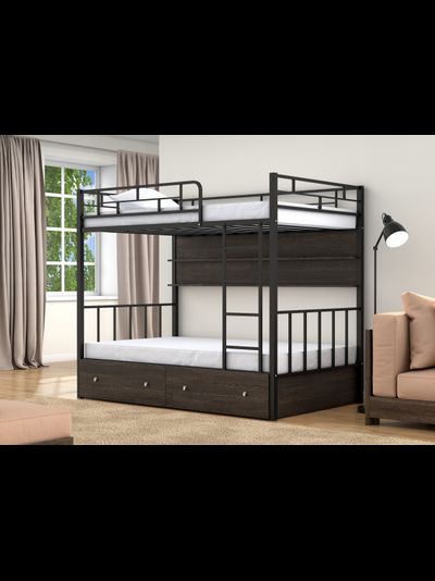 Двухъярусная кровать Валенсия 120 Черный