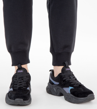 Кроссовки FILA NEBULA Черно-голубые женские (36-41)