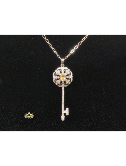 Цепочка с ключиком в винтажном стиле