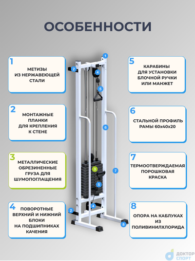 "Санитас" 60 кг (металлические обрезиненные груза)