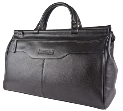 Кожаный саквояж Altamura black (арт. 4025-01)