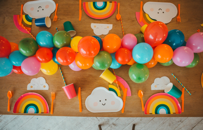 Оформление детского дня рождения в стиле "Радуга" "№ 1463