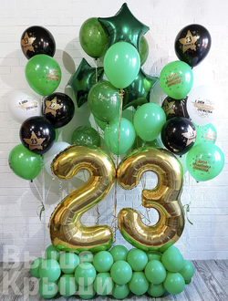 Сет "Мега День Защитника Отечества" (32 шарика)