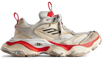 Кроссовки Balenciaga Cargo Sneaker Worn-Out Grey Red