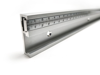 T-TRACK  с двумя пазами 19.3 мм + линейка (подвижная в пазу) 122 см.