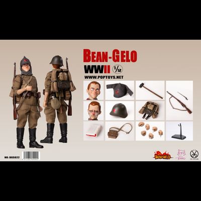 Красноармеец Антон (диверсант) - КОЛЛЕКЦИОННАЯ ФИГУРКА 1/12 Bean Gelo series - Anton (BGS022) - POPTOYS