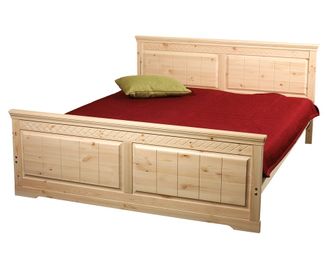 Кровать Дания №1 из массива сосны 180 х 190/200 см