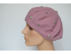 Берет Vizio 3633 темно розовый