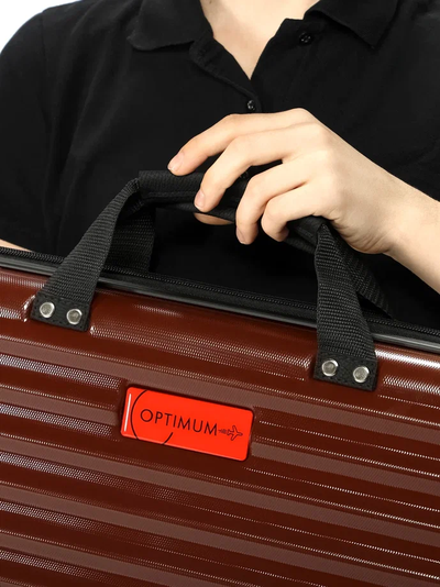 Пластиковый кейс для ноутбука 17 - 18 дюймов Optimum, коричневый