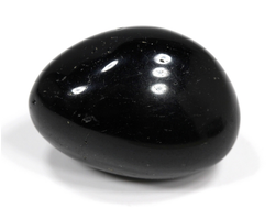 Турмалин черный, Шерл, галтовка, Бразилия (30*21*20 мм, 22 г) №28486