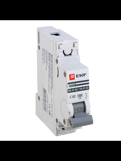 Автоматические выключатели серии ВА 47-63 EKF™ PROxima