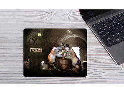 Коврик для мышки "Крыса" №6