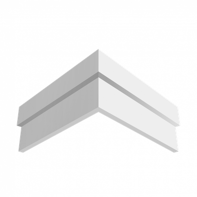 Универсальный элемент- Наличник (молдинг) для обрамления дверей, окон и любых проёмов из архитектурного ЛДФ- декора Ultrawood (Ультравуд) N 8513