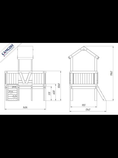Кровать-Чердак Базз