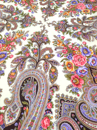 Павловопосадский платок Фиалковые ночи 1978-2