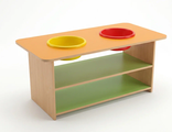Стол экспериментальный «Вода-Песок»: ЛДСП, пластик, 1000*500*460