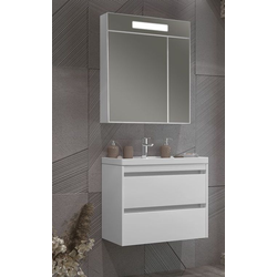 Мебель для ванной Opadiris Фреш 70 белый (фасады стекло)