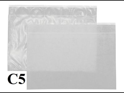 Самоклеящийся конверт С5 (165х240мм+15мм), однократное заклеивание