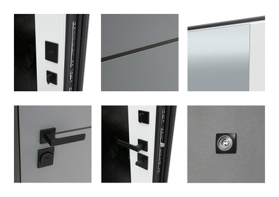 Стальная дверь   Бриг с зеркалом