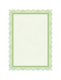 Сертификат-бумага DC-OSD4020 зеленый, спираль А4, 115г, 25 листов