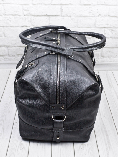 Кожаная дорожная сумка Campora Premium anthracite (арт. 
4019-51)