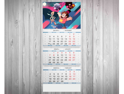 Календарь квартальный Вселенная Стивена, Steven Universe №3