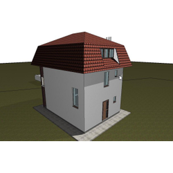 Двухэтажный дом с одной спальней 55м² (S22)