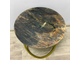 Журнальный столик со столешницей из гранита Lava Oro (500x500x500 мм, цвет подстолья золото)