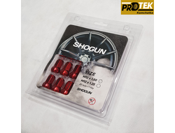 Комплект гаек Shogun конус 12*1,25 красный