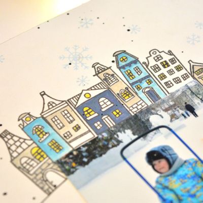 ФП штамп &quot;Кривые домишки&quot;