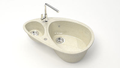 Мойка ЭММА Z13 Granit  MARRBAXX (в комплекте: фреза, сифон и герметик)