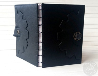 Ежедневник ручной работы "Гаражи"