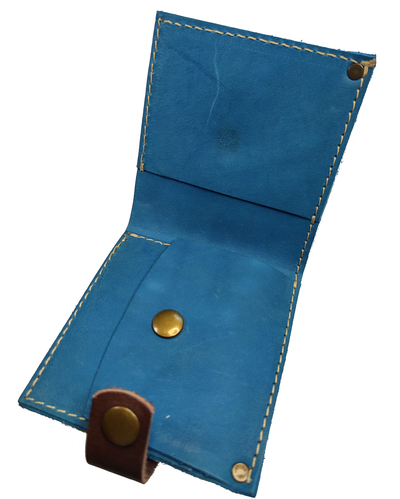 Портмоне мини-бифолд с принтом "Девочка с игрушкой"