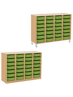 СТЕЛЛАЖНАЯ ВЫДВИЖНАЯ СИСТЕМА ХРАНЕНИЯ 4/100 ПВХ