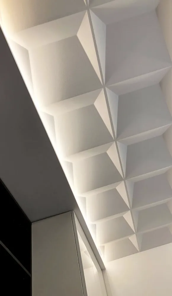 Смонтированные панели (фото с объекта)