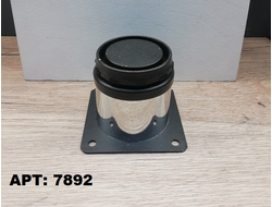 Опора д/кухни  D50*50мм  ХРОМ квадратное крепление,металл  АРТ-10819