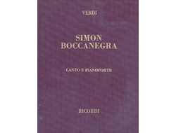 Verdi. Simon Boccanegra edizione canto e pianoforte (it)