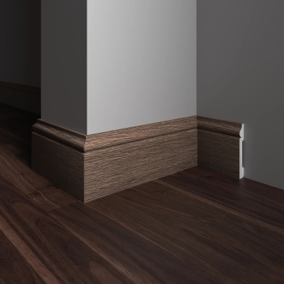 Напольный плинтус Decor-Dizayn 005-92SH, влагостойкий, ударопрочный, 2,4 метра