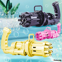 МАШИНКА ДЛЯ СОЗДАНИЯ МЫЛЬНЫХ ПУЗЫРЕЙ ПУЛЕМЕТ ЗОЛОТОЙ