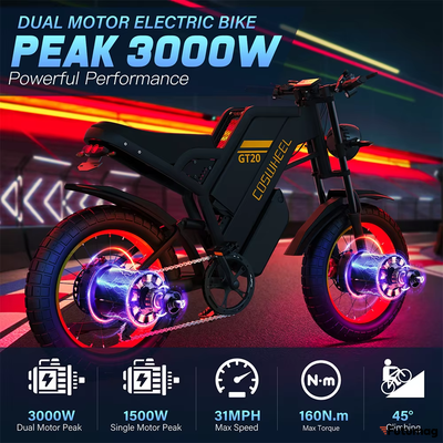 Электровелосипед Coswheel GT20 MAX DUAL полный привод