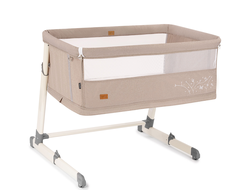 Приставная кроватка Nuovita Accanto Calma Khaki Lino/Хаки лён