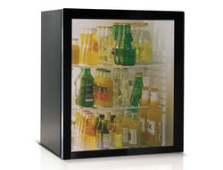 Минибар/мини-холодильник абсорбционный VITRIFRIGO C600 SV 55 л., со стеклянной дверью, чёрный, 485*4